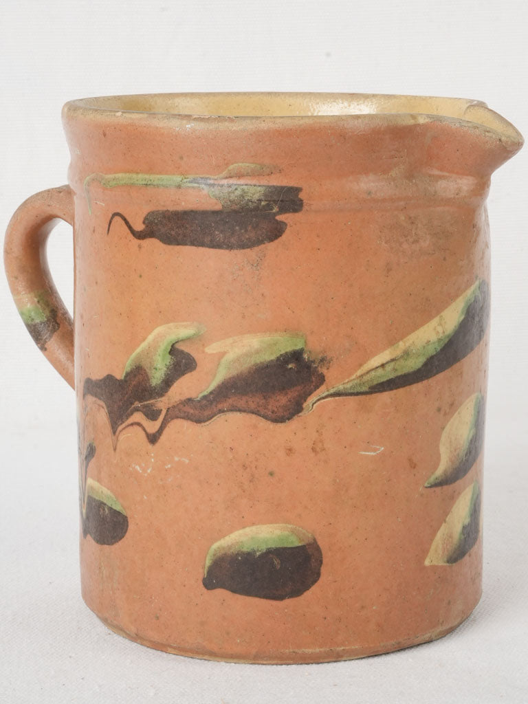 Rustic Vallauris terracotta pitcher  