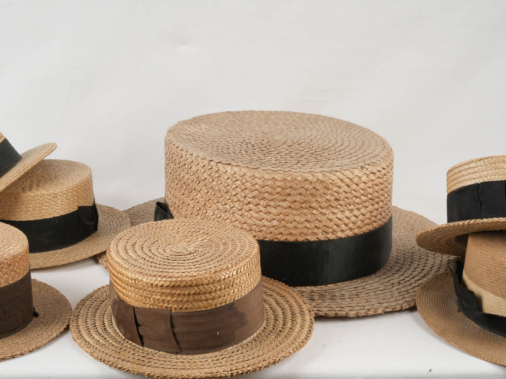 Provencal, well-loved boater hat assortment