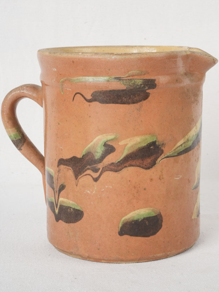 Historic Vallauris ceramic pitcher  