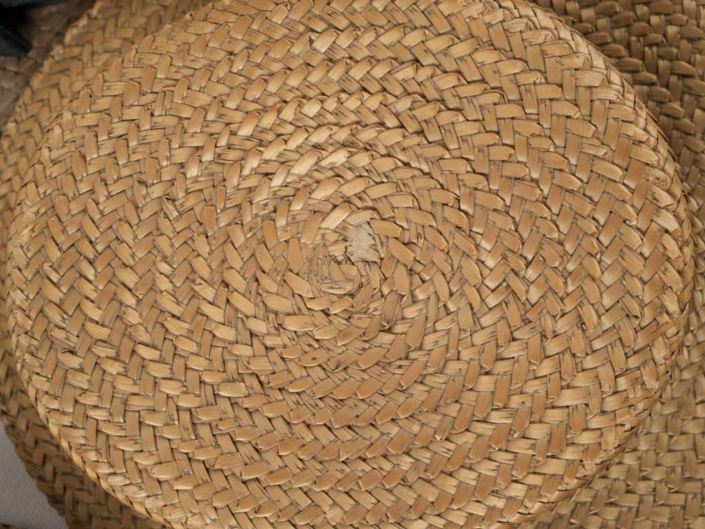 Authentic, French milliner's straw hat