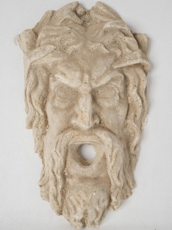 Vintage Stucco Neptune Fountainhead