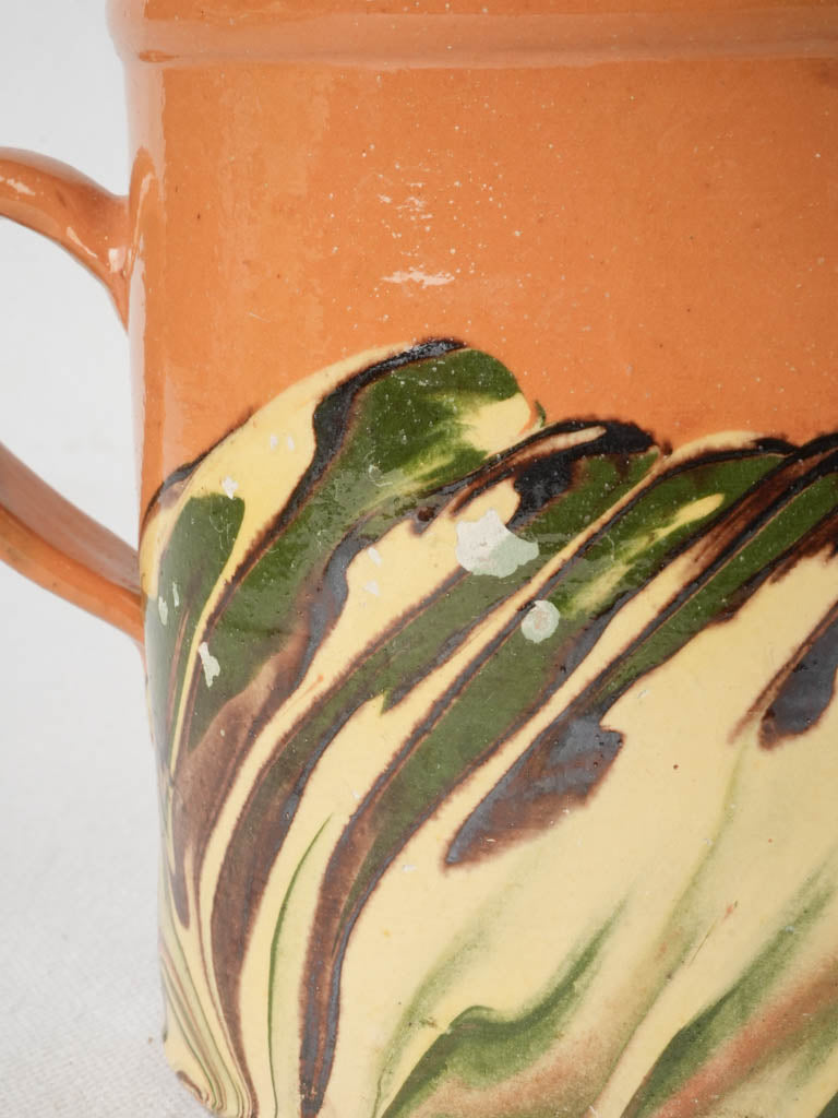 Charming ochre jasper design pitcher  