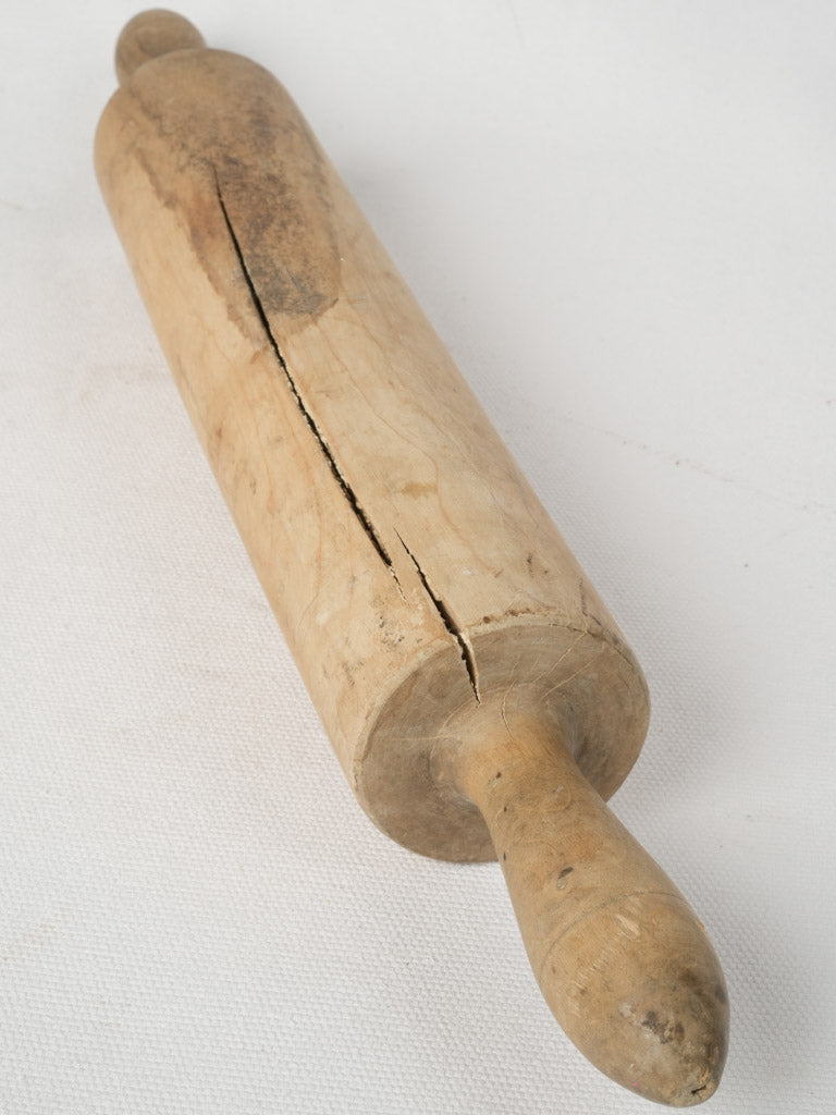 Weathered, farmhouse-style wooden rolling pins