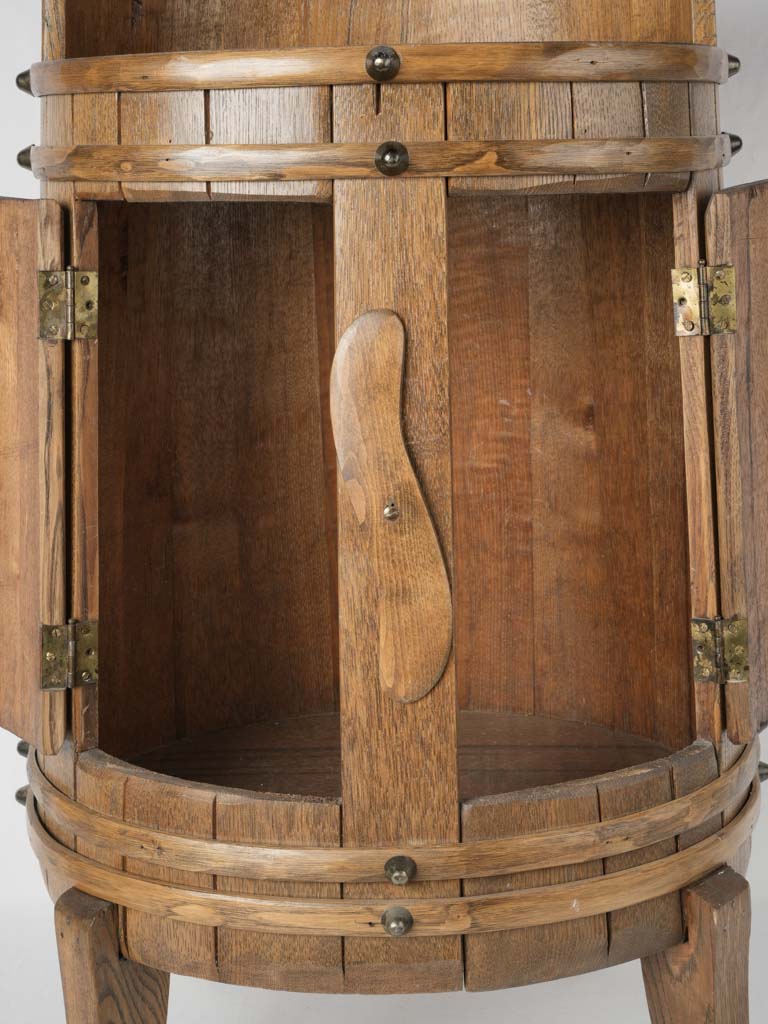 Rare Italian origin wine barrel bar