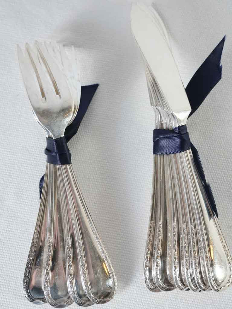 Picturesque tablescape silver flatware