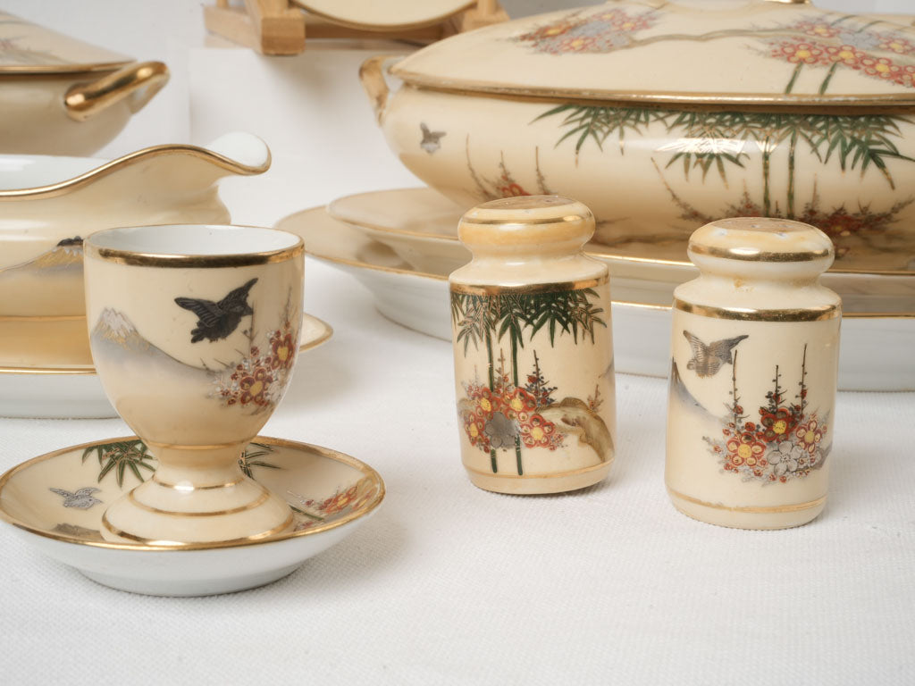 Rare comprehensive porcelain service set  