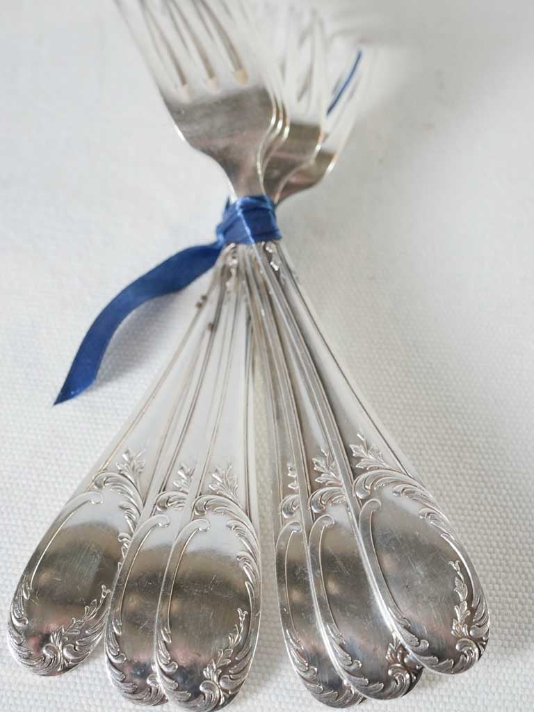 Elegant 1970s silver flatware collection