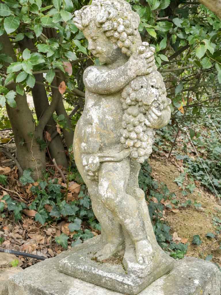 Weathered Patina Bacchante Garden Statue