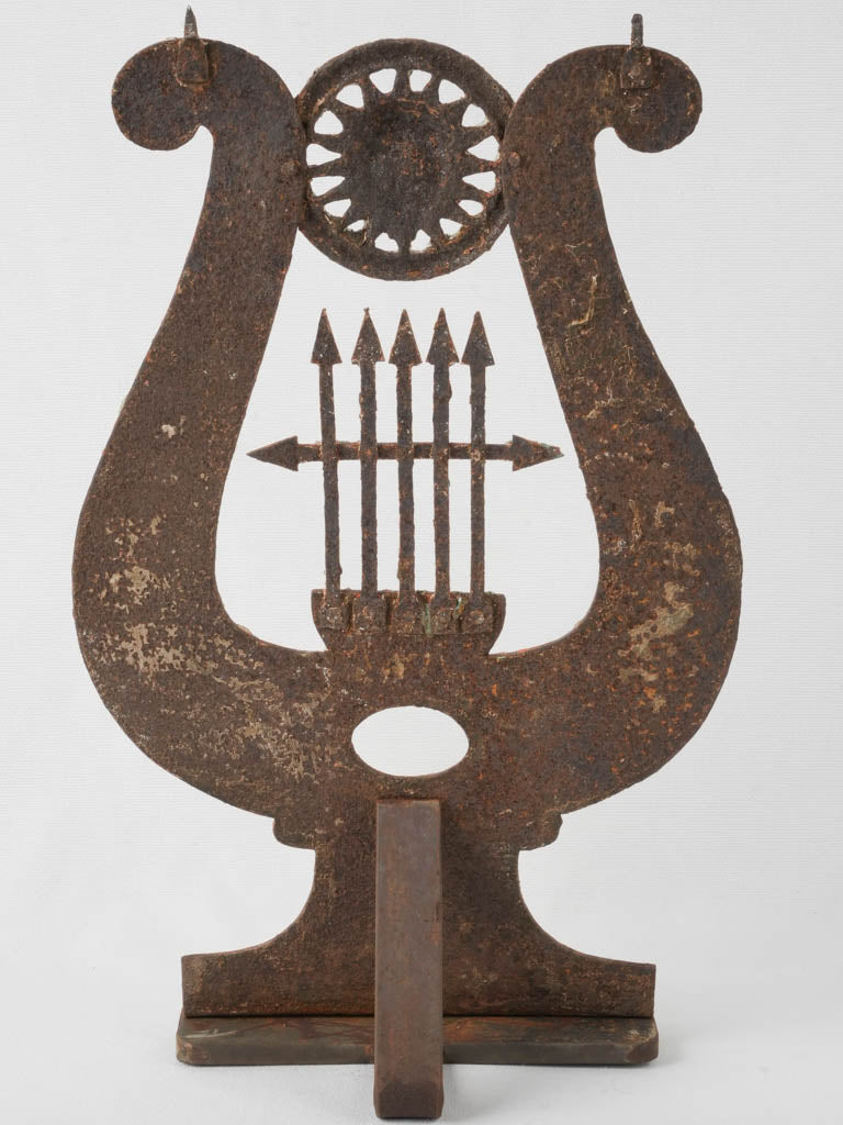 Intricate 18th-Century Lyre Stand