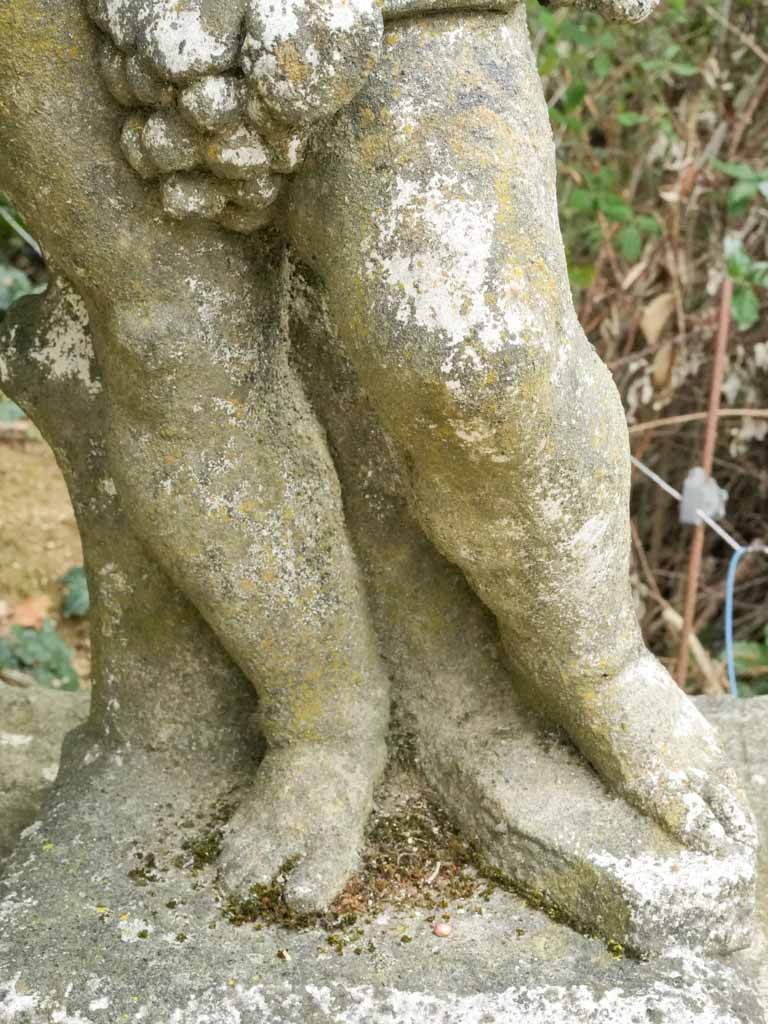 Antique Weathered Cherub Statue