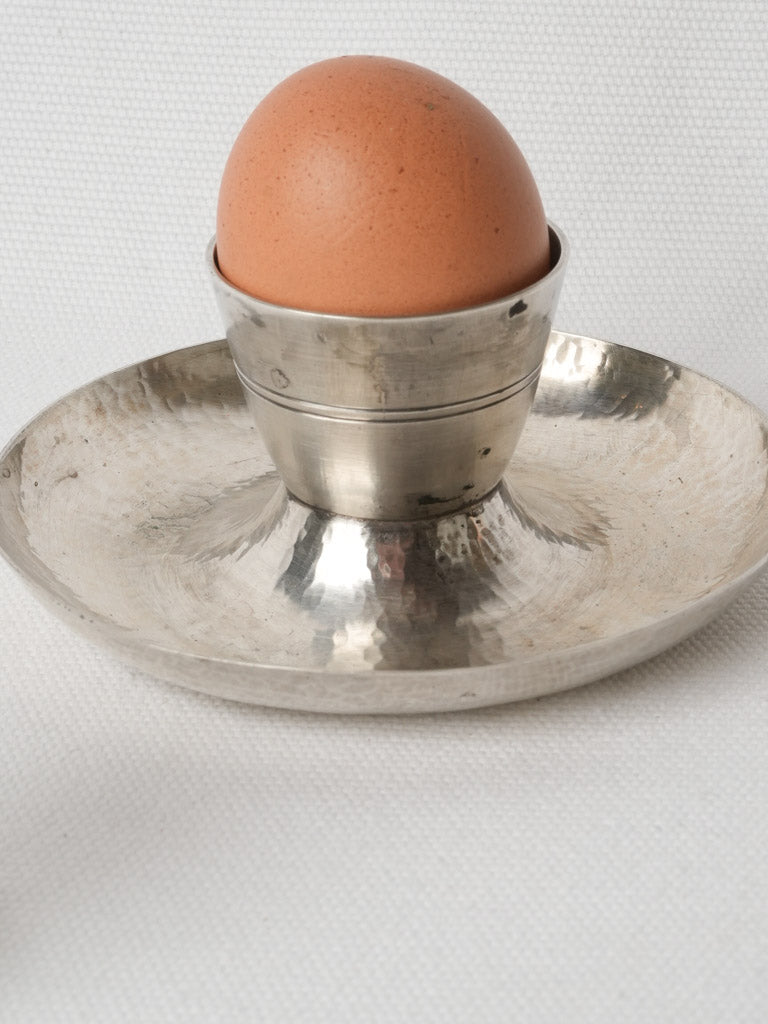 Elegant Chanteduc silver egg cups