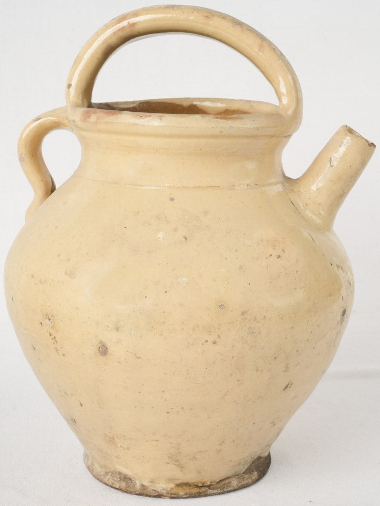 Charming patina terracotta water jug