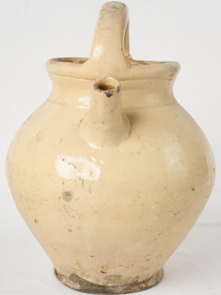 Handcrafted traditional style pottery jug