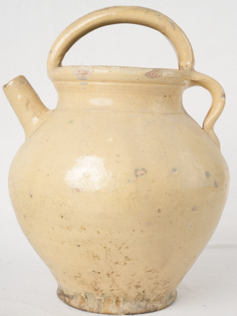 Antique chic rural terracotta jug