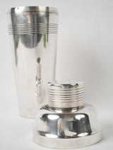 Timeless style silver Art Deco shaker