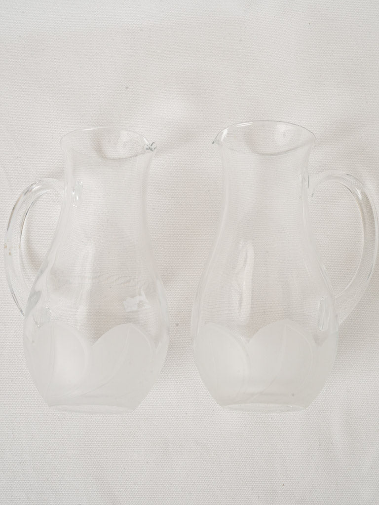 Cohesive vintage design pitchers