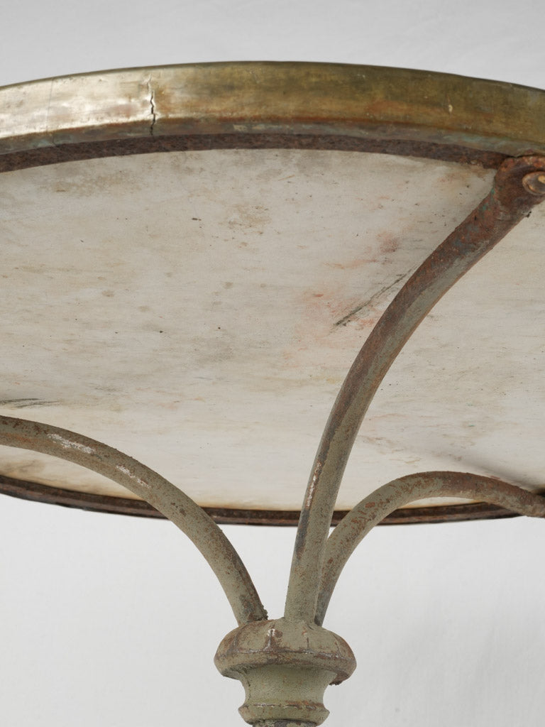 Vintage Cast-Iron French Patio Table