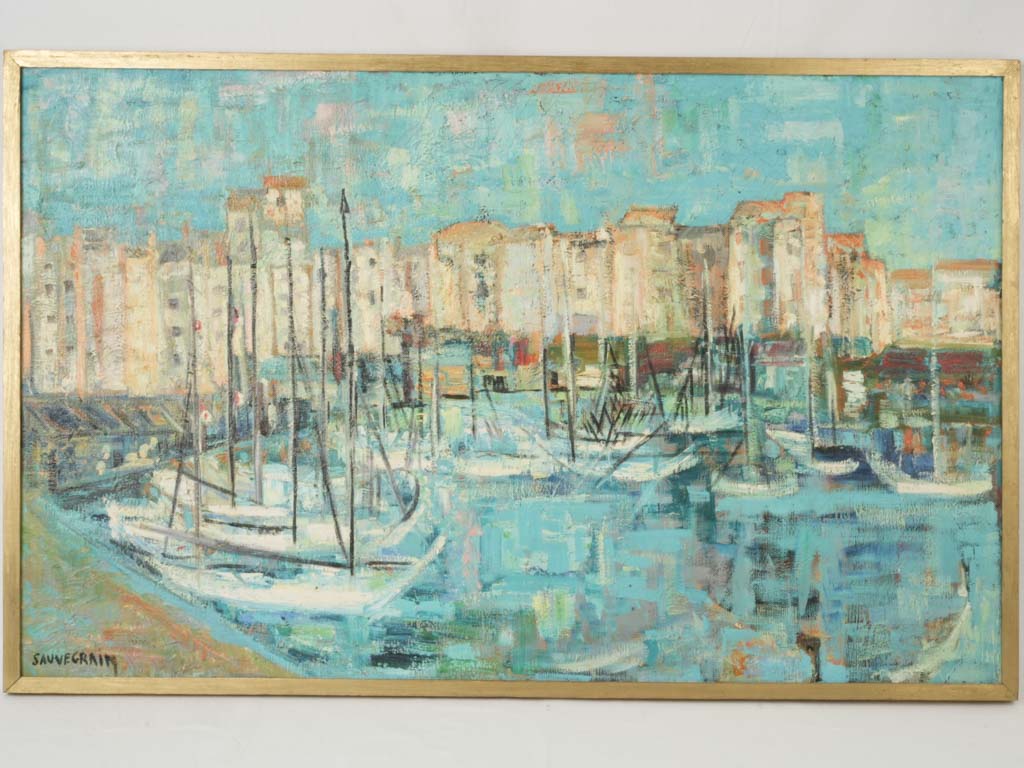 Bright colorful Saint-Tropez artwork  