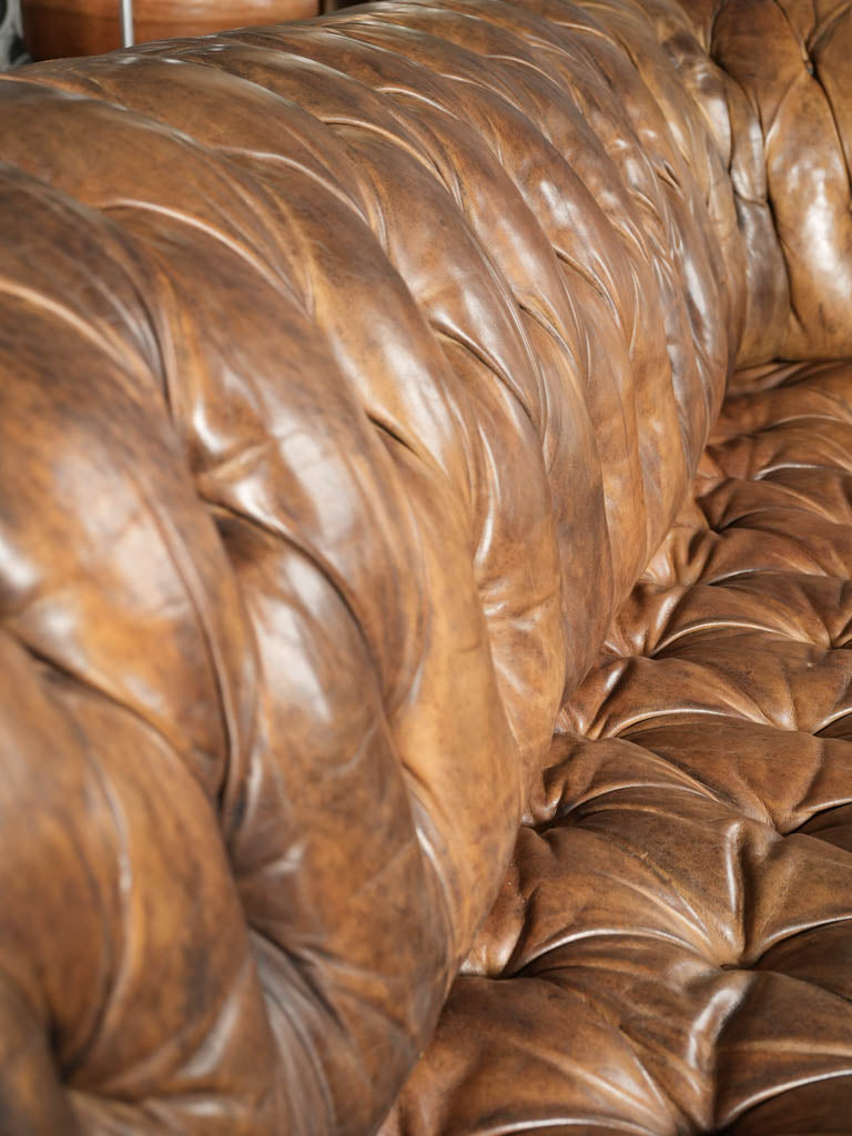 Elegant and well-maintained chesterfield sofas