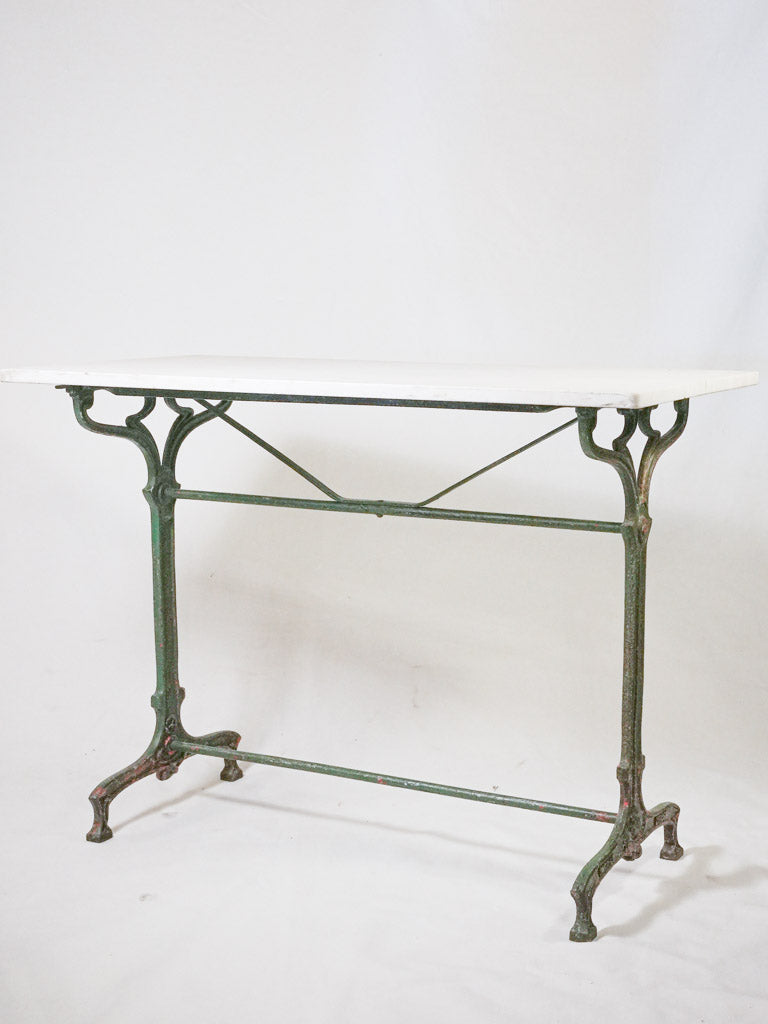 Rectangular bistro table - Art Nouveau 39½" x 19¾"