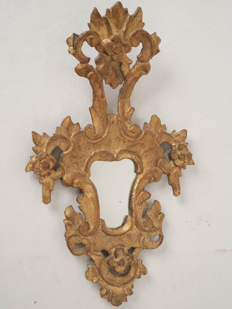 Sophisticated rococo accent mirror