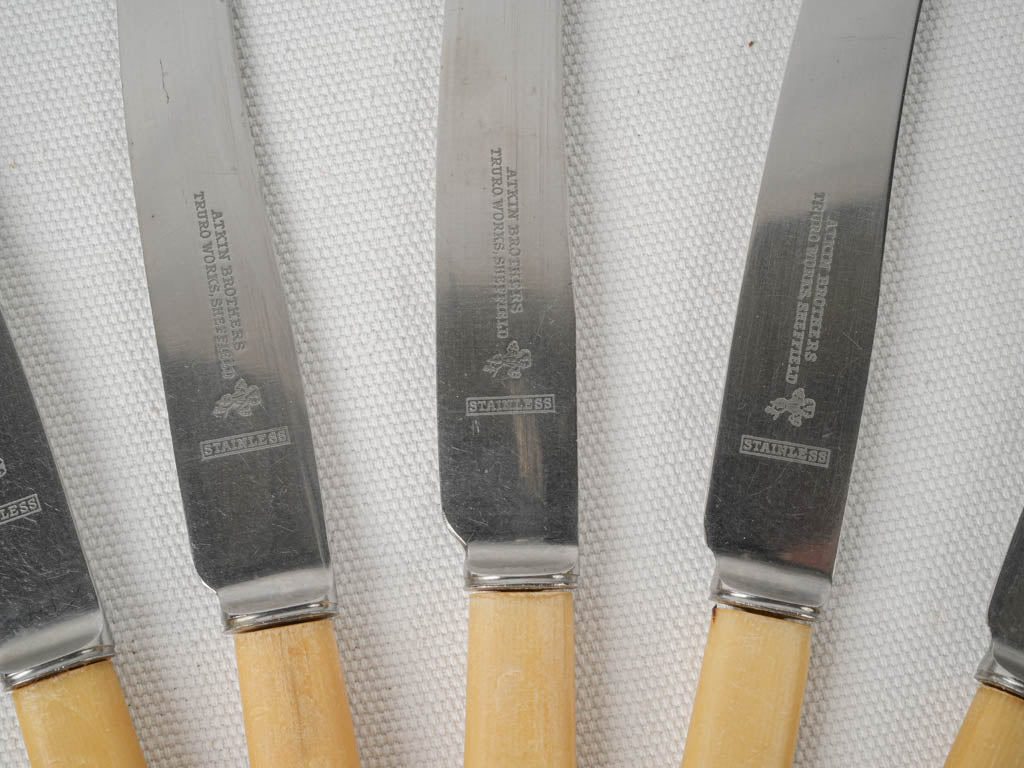 Antique Atkin Brothers Sheffield steel knives