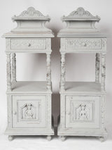 Distressed Gray Nightstand Set