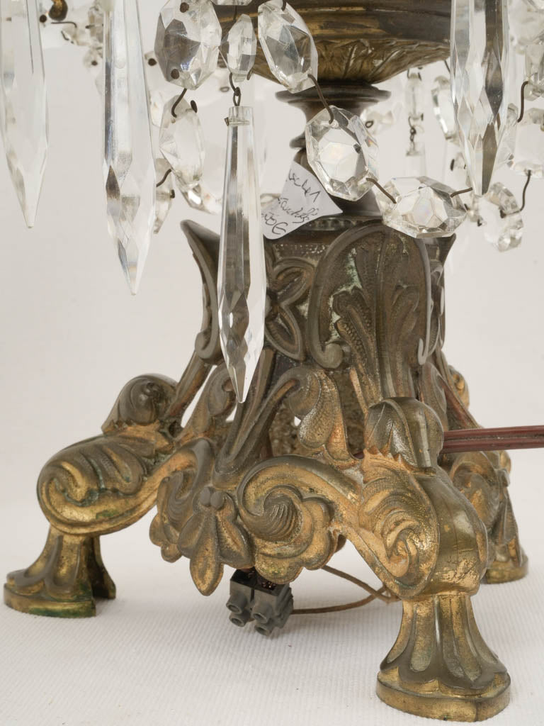 Timeless bronze early-20th-century candelabra