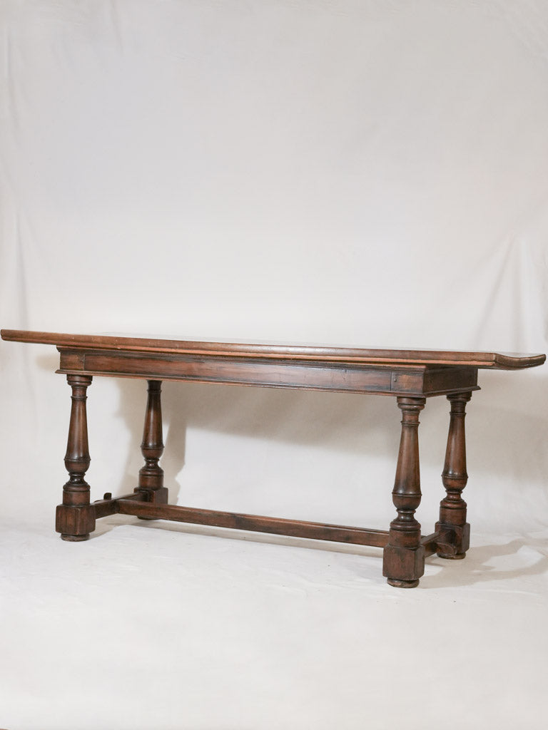 18th century walnut dining table / console table - Italian 72¾" x 30¼"