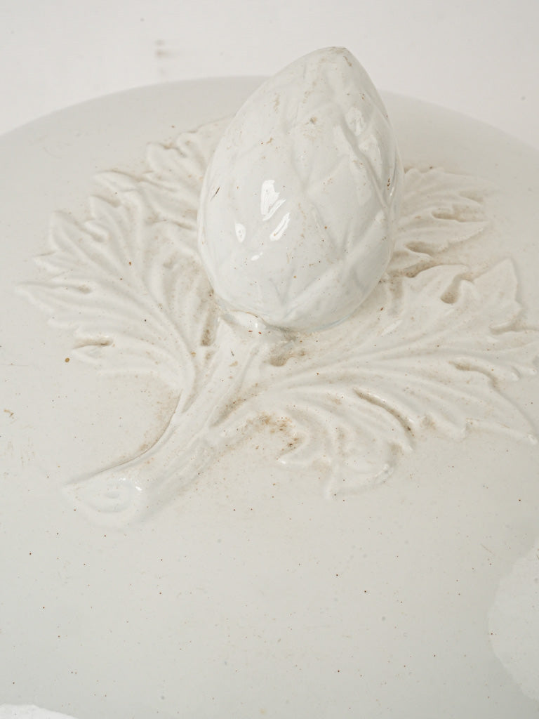 Antique artichoke-topped tureen