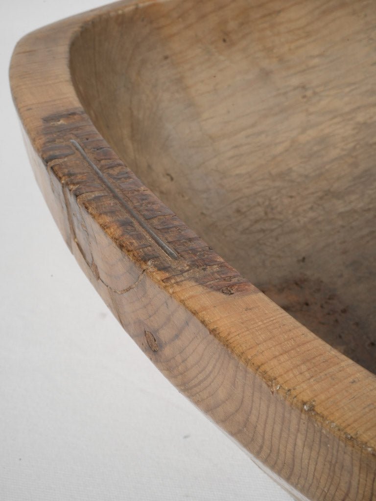 Classic 19th-century kitchen dough bowl