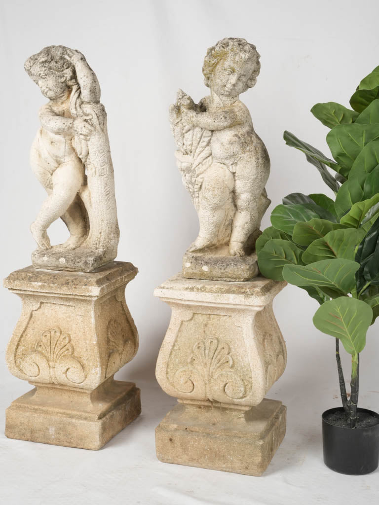 Heavy vintage garden decor