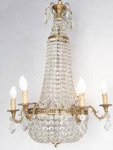 Elegant crystal Montgolfier chandelier