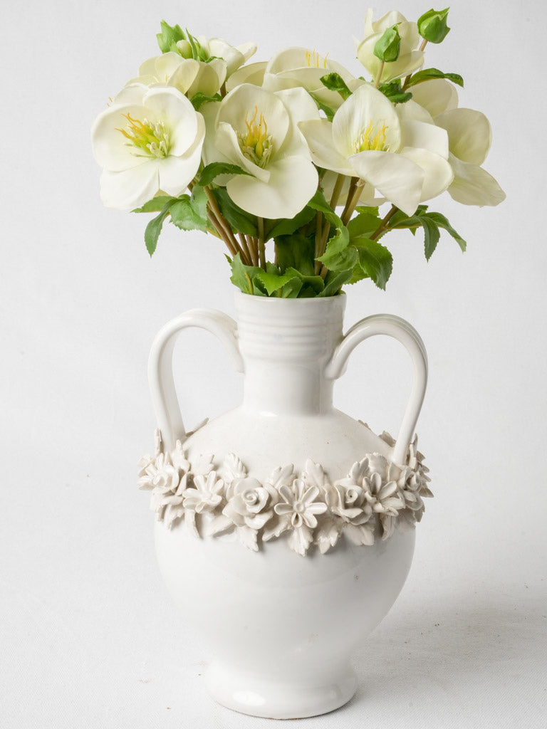 Elegant French ceramic vase  