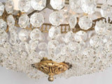 Refined French Montgolfier chandelier 