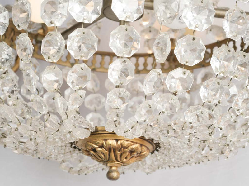 Refined French Montgolfier chandelier 