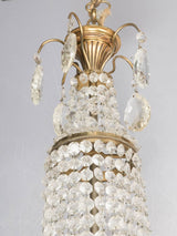 Brass acanthus leaves chandelier