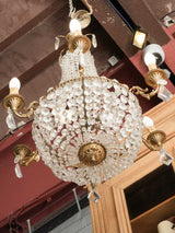 Beautiful re-electrified European power chandelier