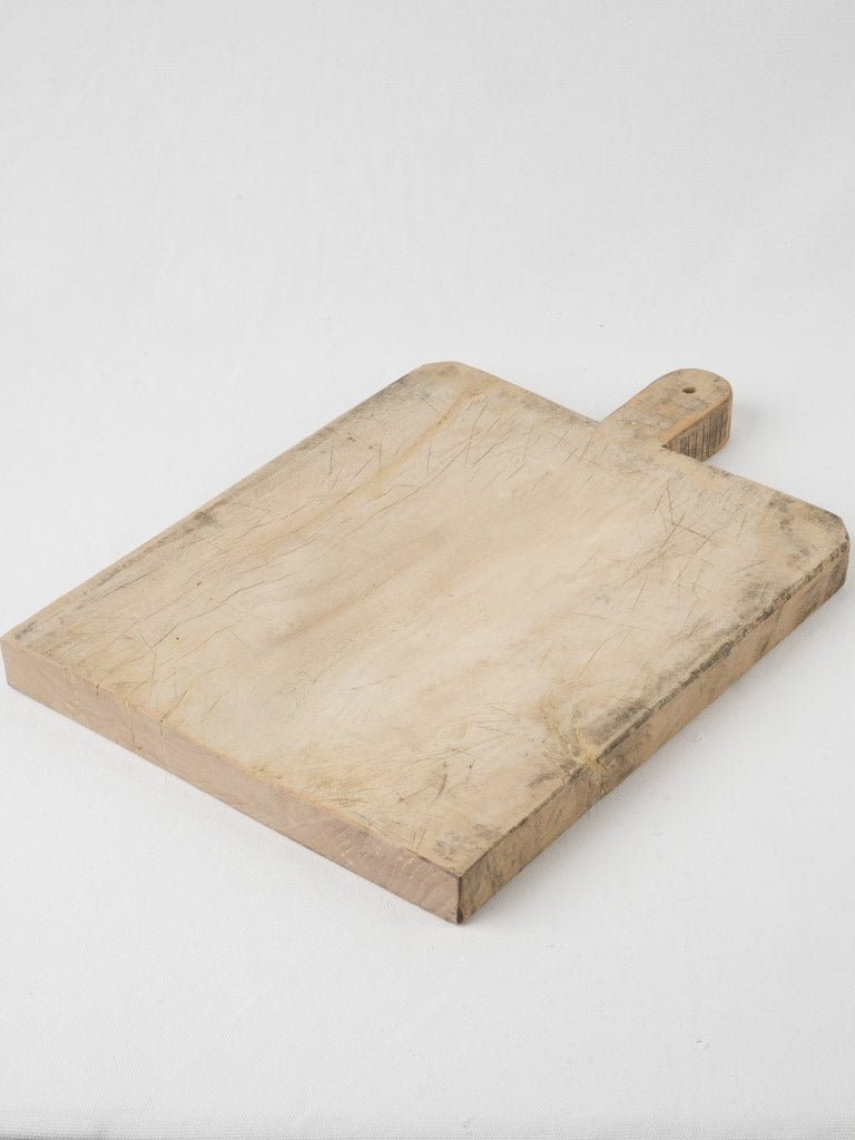 Rustic, weathered kitchen chopping block