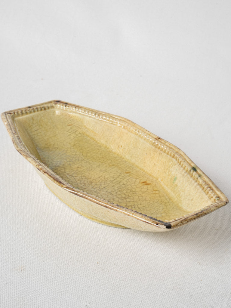 Vintage rustic ceramic dish  