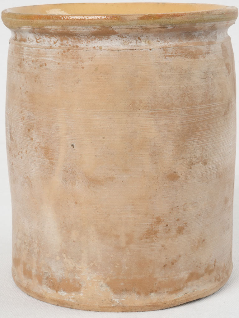 Charming timeworn ceramic French crock