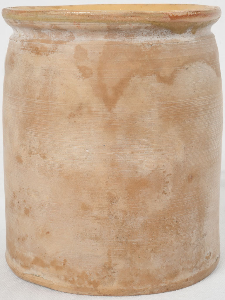 Rustic 19th-century earthenware utensil holder