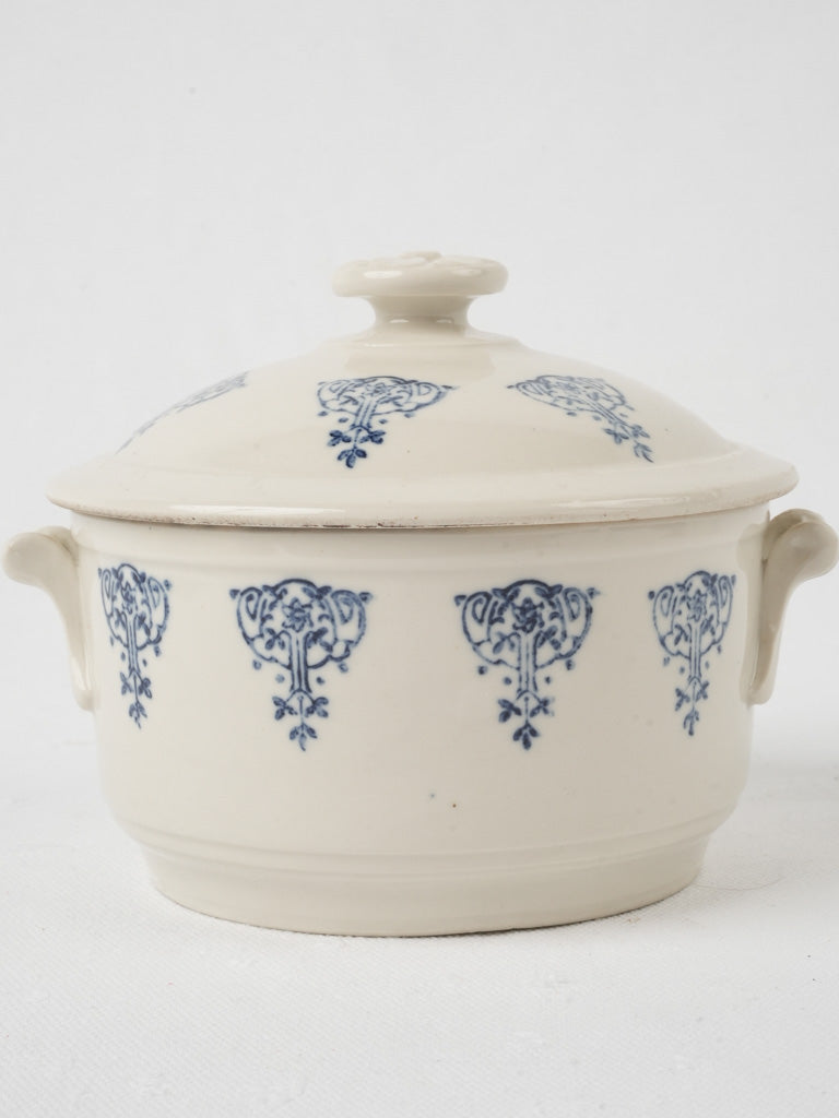 French Earthenware Floral Tureen