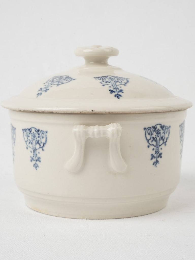 Elegant Saint-Uze Floral Ceramic Tureen