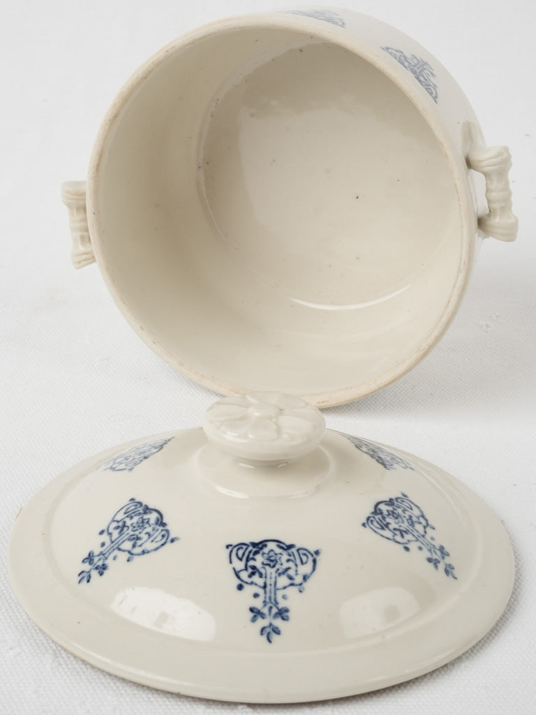 Classic Blue and White Pottery Tureen