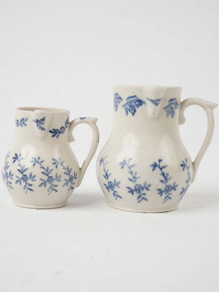 Durable Vintage Saint-Uze Pottery Pitchers