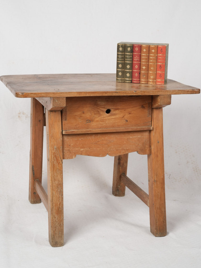 Antique Arolla Pine Kitchen Side Table