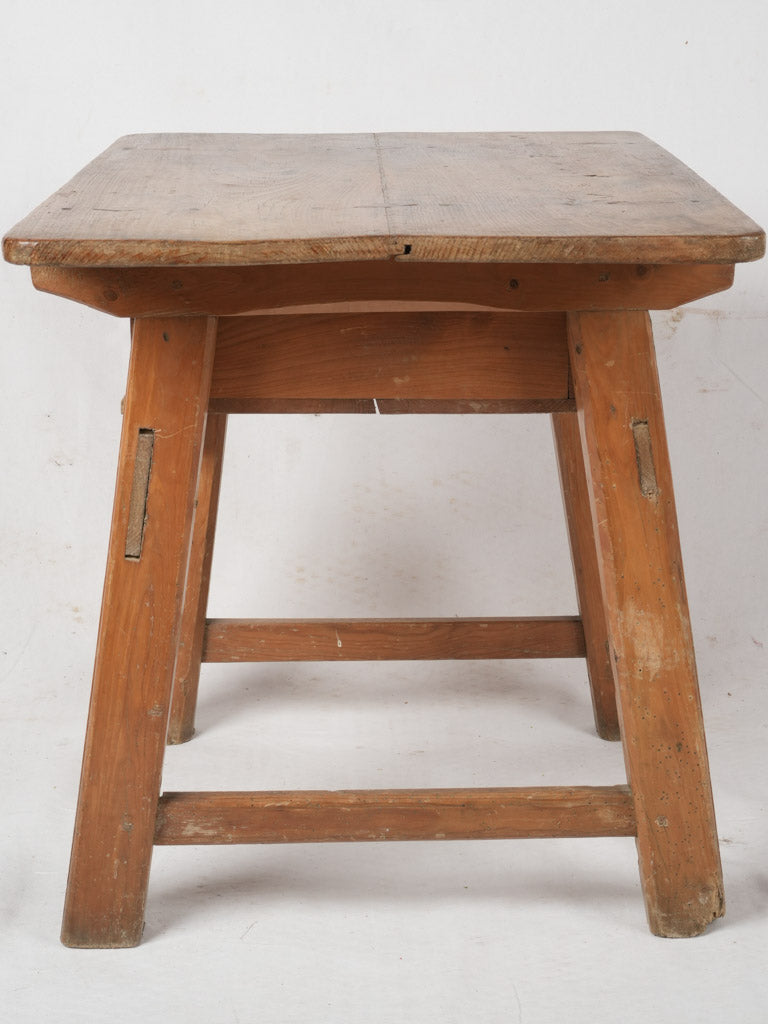 Weathered Antique Arolla Pine Side Table