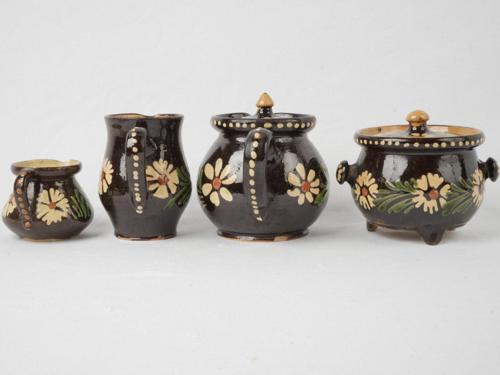 Hand-painted Savoyard Slipware Creamer