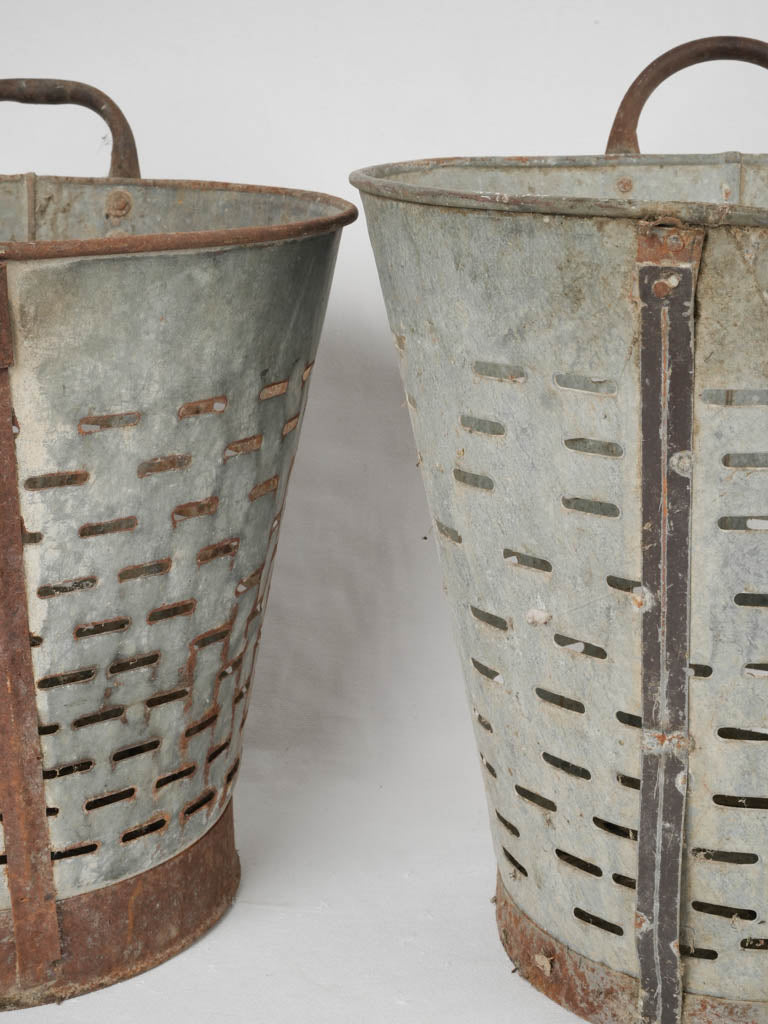 Resilient vintage Mediterranean olive drums